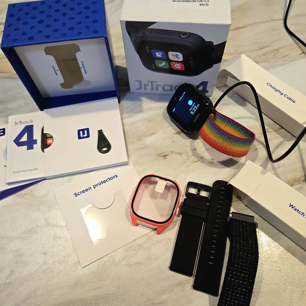 Trac 4 Wearable - Black with Multicolor Band